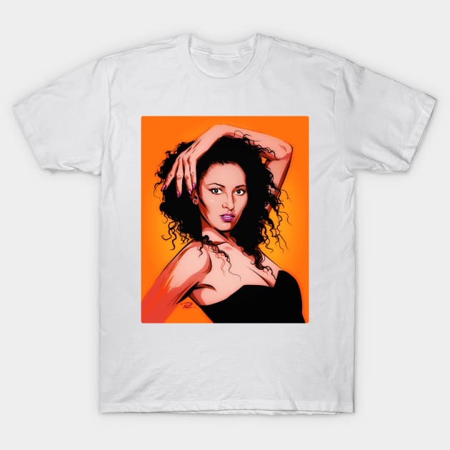 Pam Grier - An illustration by Paul Cemmick T-Shirt by PLAYDIGITAL2020